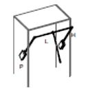 COMPONGO PULL-OUT HANGER L90