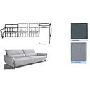 ARIS 3 SEATER ELECTRIC RELAX AMRCHAIR LEFT L380