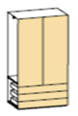COMPONGO WARDROBE 2D WITH DRAWER