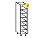 TALL UNIT OPEN УЛААН ХҮРЭН 60*60*228