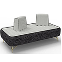 ERMES 2 SEATER 230*85*124