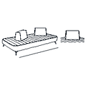 ERMES 3 SEATER 260*85*124