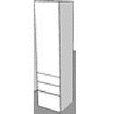 TALL UNIT 3 ШУР ӨНДӨР ЗЭРЭГЛЭЛИЙН ЗАМТАЙ ШАРАХ ШҮҮГЭЭ 60*57*228