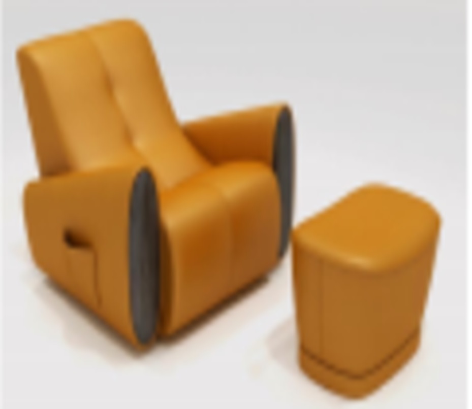 MASSAGE CHAIR WITH OTTOMAN