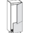 LINOSA LIGHT FRIDGE TALL UNIT DX 60*56.3*228