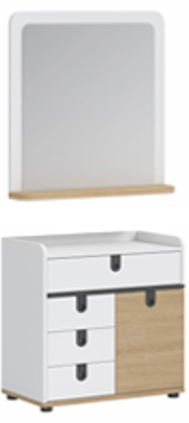 DRESSER WITH MIRROR