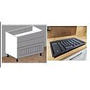 [2XMBA286 3XMBA0C28600592 BASE UNIT 2 DRAWERS AND 1 PAN DRAWER BEIGE OPACO] ELBA BEIGE 60*56.3*72