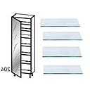 [2XMCB355 3XMCB0C35600077 3XMCB0C35600078 3XACC00141 3XMCB0D35600010 3XACC00171x1 3XACC00172x3 3XACC00167 TALL UNIT WITH GLASS DOOR WITH LED L] ISCHIA 32*56.3*204