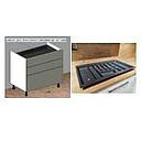 [2XMBA286 3XMBA0C28601786 BASE UNIT 3 DRAWERS AND PORTAPOSATE] ISCHIA CEMENTO 60*56.3*72