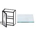 [2XGPE039 3XGPE0C04000167 3XMPE0C0390052 2XACC37 3XACC00141 GROOVE WALL UNIT WITH GLASS DOOR L FUME] TEIA 60*32*72