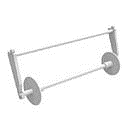 [3ELAC21118 ROLL HOLDER] TEIA BIANCO L29