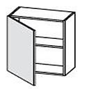 [2XGPE012 3XGPE0C01300805 WALL UNIT L NERO] TROPEA 60*32*72