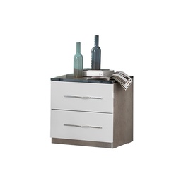 [2099901527479 NICOLE BETON/SLATE] NIGHT STAND