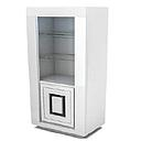 [2099901392657 RIVA WHITE WINE CABINET 1D] WINE CABINET 1D WHITE