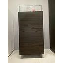 [2GR01TE2-20 MORO DRAWER 5D WITH GLASS TOP AND FEET] DRAWER 5D MEDEA