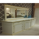 [91L284 SIDEBOARD MIRROR] SIDEBOARD MIRROR