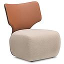 [AF-S2039-BROWN SINGLE CHAIR] SINGLE CHAIR