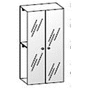 [2QG3BT048 NEUTRO] COMPONGO MIRROR DOOR WARDROBE 2D L120 ТУНГАЛАГ