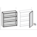 [27IS534 2DN534 - H072 WALL UNIT] WALL UNIT 90*32*96