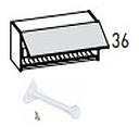 [2XMPA006 3XACC00181 3XMPA0H00600075 3XMPA0H00600076 2XS108 DRAINER WALL UNIT LIFT-UP DOOR BEIGE OPACO] ELBA BEIGE 60*32*36