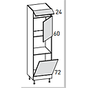 [2XMCD130 3XMCD0C13100018 TALL UNIT L FOR BUILT IN DISHWASHER W.55 +OVEN H60 MATT WHITE] ELBA WHITE 60*56.3*228