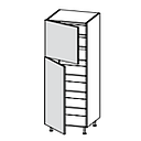 [2XGCB005 3XGCB0C00600110 GROOVE TALL UNIT L BIANCO] PANAREA WHITE 60*56.3*204