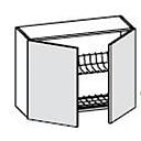 [2XGPE070 3XACC00186 3XMPE0H07000533 3XMPE0H07000575 WALL UNIT 2D WITH DRAINER ROVERE] PANAREA WHITE 90*32*72