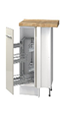 [R-UG-1KMCL/4 CORNER BASE UNIT LEFT WHITE] TARA KITCHEN 109*88*64