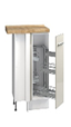 [R-UG-1KMCR/4 CORNER BASE UNIT RIGHT WHITE] TARA KITCHEN 109*88*64