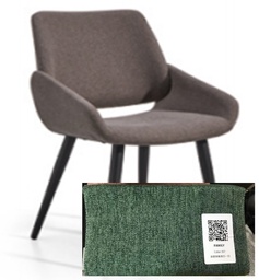 [F371P/Y GREEN] DINING CHAIR