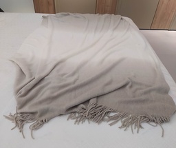 [BAM-17A SCARF] Bedding Scarf саарал цагаан ноосон