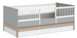 [BONO GREY BED FOR TODDLER 100*200] BED FOR TODDLER 100*200