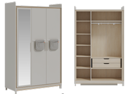 [COOL WARDROBE 3 DOOR] WARDROBE 3 DOOR