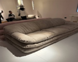 [W6027-2800 BROWN] SOFA 4 SEAT