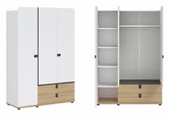 [SOLID WARDROBE 3 DOORS] WARDROBE 3 DOORS