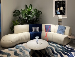 [HZ282 LEFT] ROUND SOFA