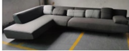 [AD-S633-BZ LEFT] CORNER SOFA
